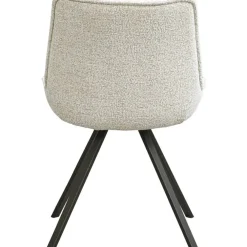 Eetkamerstoelen-Leen Bakker Eetkamerstoel Gijs - lichtgrijs