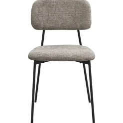 Eetkamerstoelen-Leen Bakker Eetkamerstoel Maud - grijs