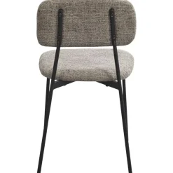 Eetkamerstoelen-Leen Bakker Eetkamerstoel Maud - grijs