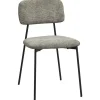 Eetkamerstoelen-Leen Bakker Eetkamerstoel Maud - groen