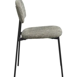 Eetkamerstoelen-Leen Bakker Eetkamerstoel Maud - groen