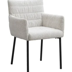 Eetkamerstoelen-Leen Bakker Eetkamerstoel Mees - beige