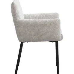 Eetkamerstoelen-Leen Bakker Eetkamerstoel Mees - beige