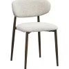 Eetkamerstoelen-Leen Bakker Eetkamerstoel Tibor - beige