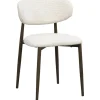 Eetkamerstoelen-Leen Bakker Eetkamerstoel Tibor - crème
