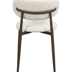Eetkamerstoelen-Leen Bakker Eetkamerstoel Tibor - crème