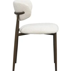 Eetkamerstoelen-Leen Bakker Eetkamerstoel Tibor - crème