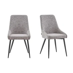 Furnihaus Eetkamerstoelen set van 2 - Oscar - Bruin - Stof