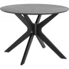 Leen Bakker Eetkamertafel Novel - zwart - 75x105x105 cm