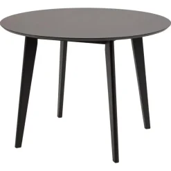 Leen Bakker Eetkamertafel Roxy - zwart - 76xØ105 cm