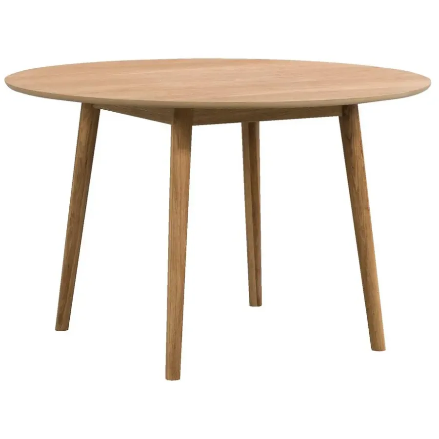 Leen Bakker Eetkamertafel Ulfborg - eikenkleur - Ø120x75 cm