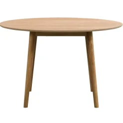 Leen Bakker Eetkamertafel Ulfborg - eikenkleur - Ø120x75 cm