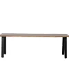 Giga Meubel Eettafel Acaciahout - Naturel - 160x90x77cm - Lars