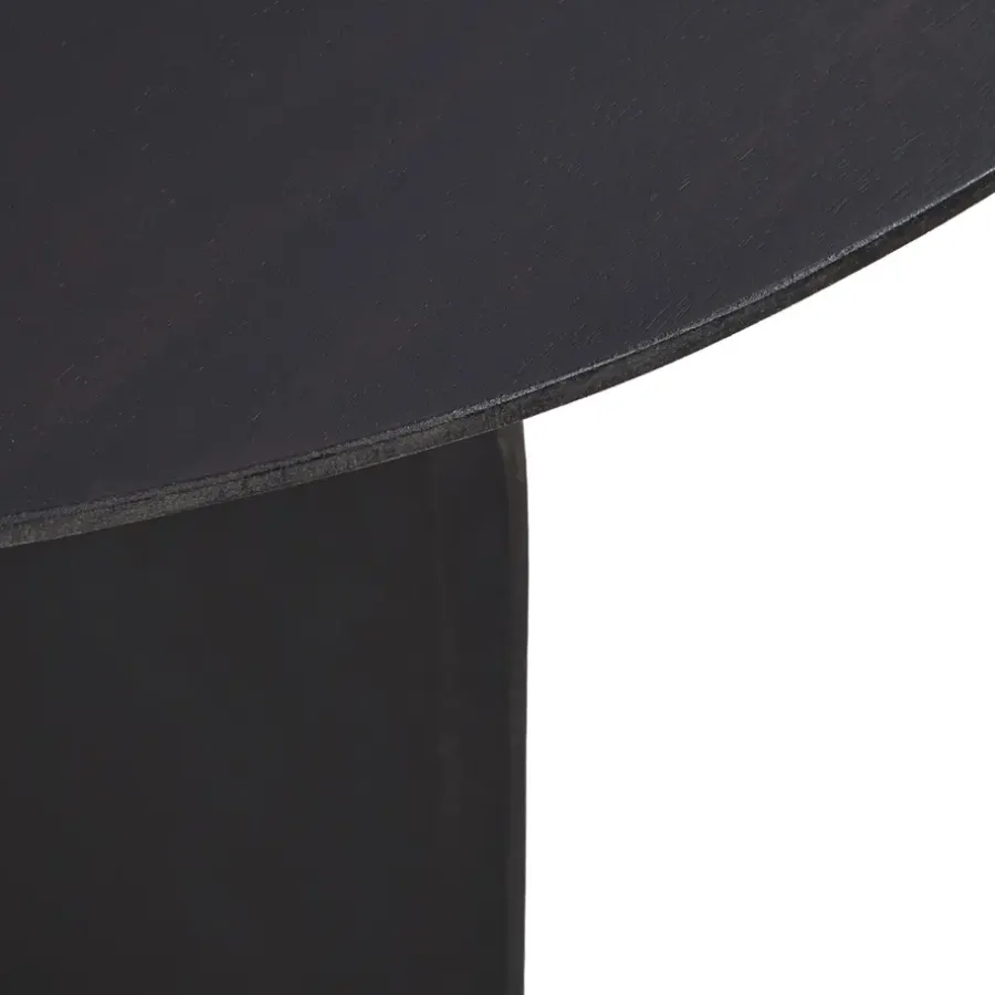 Ovale Eettafels-Leen Bakker Eettafel Bella - mokka - 75x220x100 cm