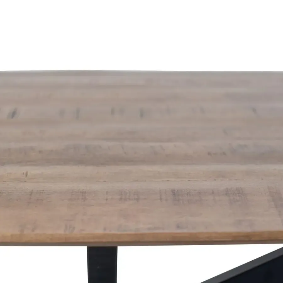Ovale Eettafels-Giga Meubel Eettafel Deens Ovaal - Bruin Hout - 240cm - Tafel Jordan