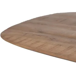 Ovale Eettafels-Giga Meubel Eettafel Deens Ovaal - Bruin Hout - 240cm - Tafel Jordan