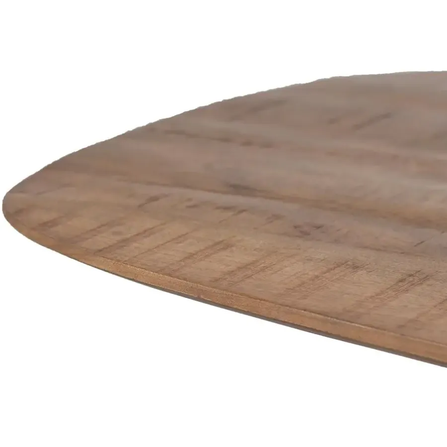 Ovale Eettafels-Giga Meubel Eettafel Deens Ovaal - Bruin Hout - 240cm - Tafel Jordan