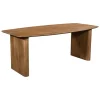 Giga Meubel Eettafel Deens Ovaal - Naturel Mangohout - 240x100x75cm - Dai