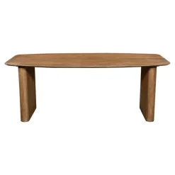 Giga Meubel Eettafel Deens Ovaal - Naturel Mangohout - 240x100x75cm - Dai