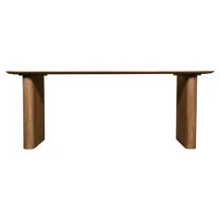 Giga Meubel Eettafel Deens Ovaal - Naturel Mangohout - 240x100x75cm - Dai