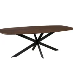 StarFurn Eettafel Deens Ovaal Bruin Hout - 240x110x76cm - Ferris