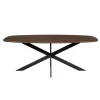 StarFurn Eettafel Deens Ovaal Bruin Hout - 180x90x76cm - Ferris