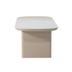 Ovale Eettafels-Giga Meubel Eettafel Deens Ovaal 240cm - Beige Betonlook - Maya