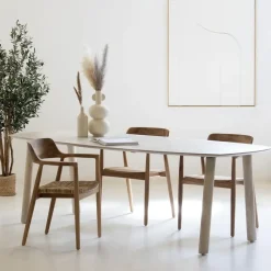 Giga Meubel Eettafel Deens Ovaal 170cm - Naturel Mangohout - Leone