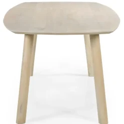 Giga Meubel Eettafel Deens Ovaal 170cm - Naturel Mangohout - Leone
