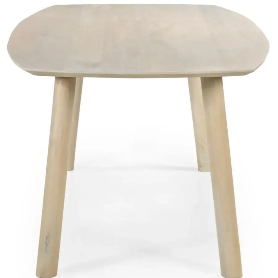 Giga Meubel Eettafel Deens Ovaal 170cm - Naturel Mangohout - Leone