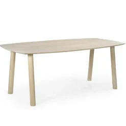 Giga Meubel Eettafel Deens Ovaal 170cm - Naturel Mangohout - Leone