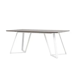 Fjôrd Eettafel Eiken Hout Wit - 180x90x75cm - Marina