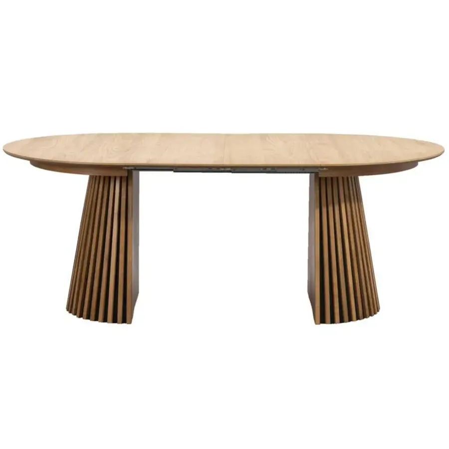 Leen Bakker Eettafel Irene - walnoot - uitschuifbaar