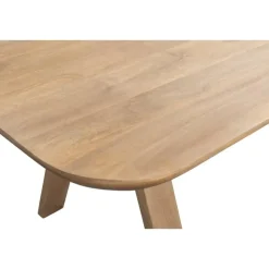 Leen Bakker Eettafel Mandy - mangohout - 75x220x94cm