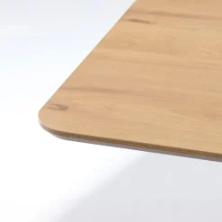 Giga Living Eettafel Naturel Eiken - 100x200x75cm - Spinpoot - Cesura