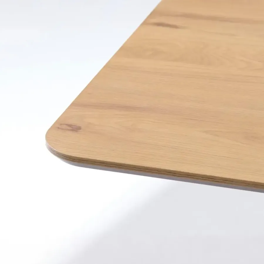 Giga Living Eettafel Naturel Eiken - 100x200x75cm - Spinpoot - Cesura