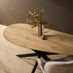 StarFurn Eettafel Naturel Eikenhout - 280x130x76cm - Cloud