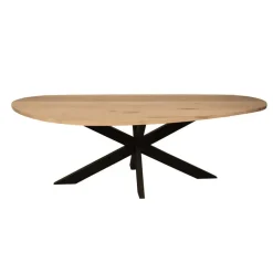 StarFurn Eettafel Naturel Eikenhout - 280x130x76cm - Cloud