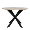 StarFurn Eettafel Naturel Hout - 110x110x76cm - Ferris