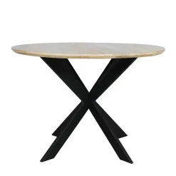 StarFurn Eettafel Naturel Hout - 110x110x76cm - Ferris