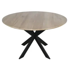StarFurn Eettafel Naturel Hout - 110x110x76cm - Ferris