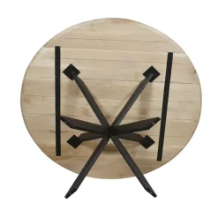 StarFurn Eettafel Naturel Hout - 110x110x76cm - Ferris