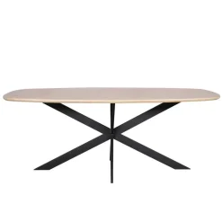 StarFurn Eettafel Naturel Hout - 200x100x76cm - Ferris
