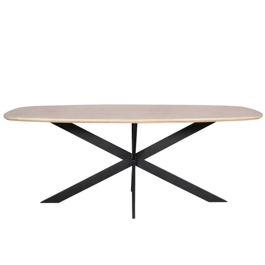 StarFurn Eettafel Naturel Hout - 200x100x76cm - Ferris