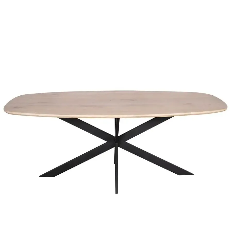 StarFurn Eettafel Naturel Hout - 200x100x76cm - Ferris