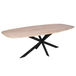 StarFurn Eettafel Naturel Hout - 200x100x76cm - Ferris