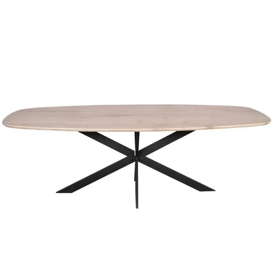 StarFurn Eettafel Naturel Hout - 200x100x76cm - Ferris