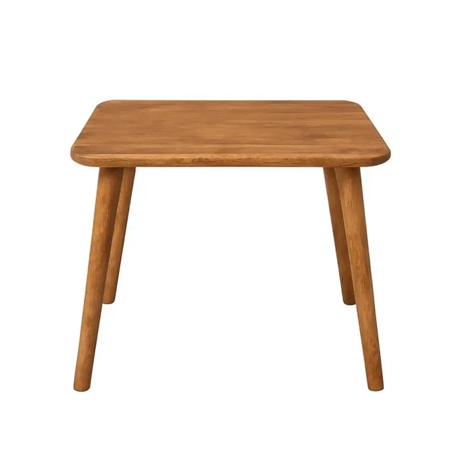 StarFurn Eettafel Naturel Mangohout - 90x90x76cm - Omaha