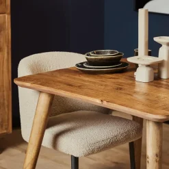 StarFurn Eettafel Naturel Mangohout - 90x90x76cm - Omaha