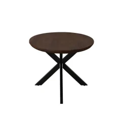 Ovale Eettafels-Livingfurn Eettafel Ovaal 240cm - Bruin Mangohout - Matrix-poot - Jesper
